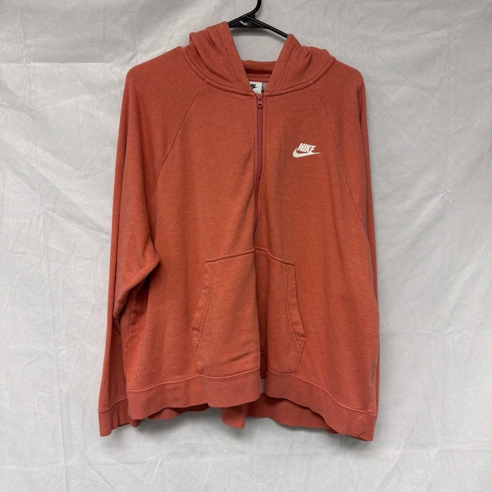 Vintage Nike Hoodie Sweatshirt 1/2 Zip Mens Extra Large Hooded Sports - Picture 1 of 7